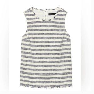 - Banana Republic Tweed Blue & White Striped Top XS